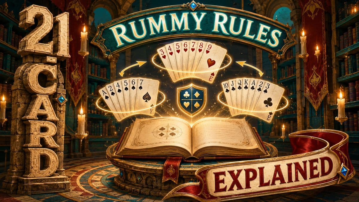 21-Card Rummy Rules Explained: How This Variant Differs From 13-Card Rummy
