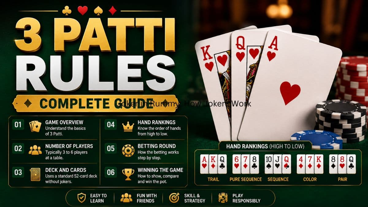 3 Patti Rules: Complete Guide for New Players